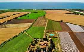 In ruhiger Atmosphäre den Urlaub genießen und schnell zu Fuß zum Meer gelangen. 